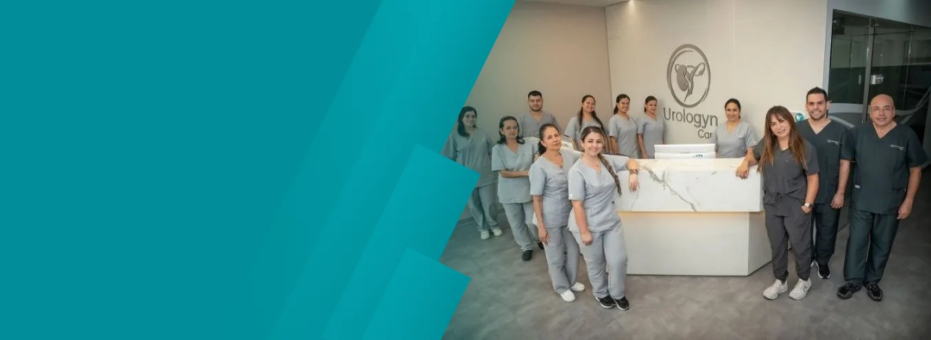 Equipo completo de especialistas y personal de Urologyn Care
